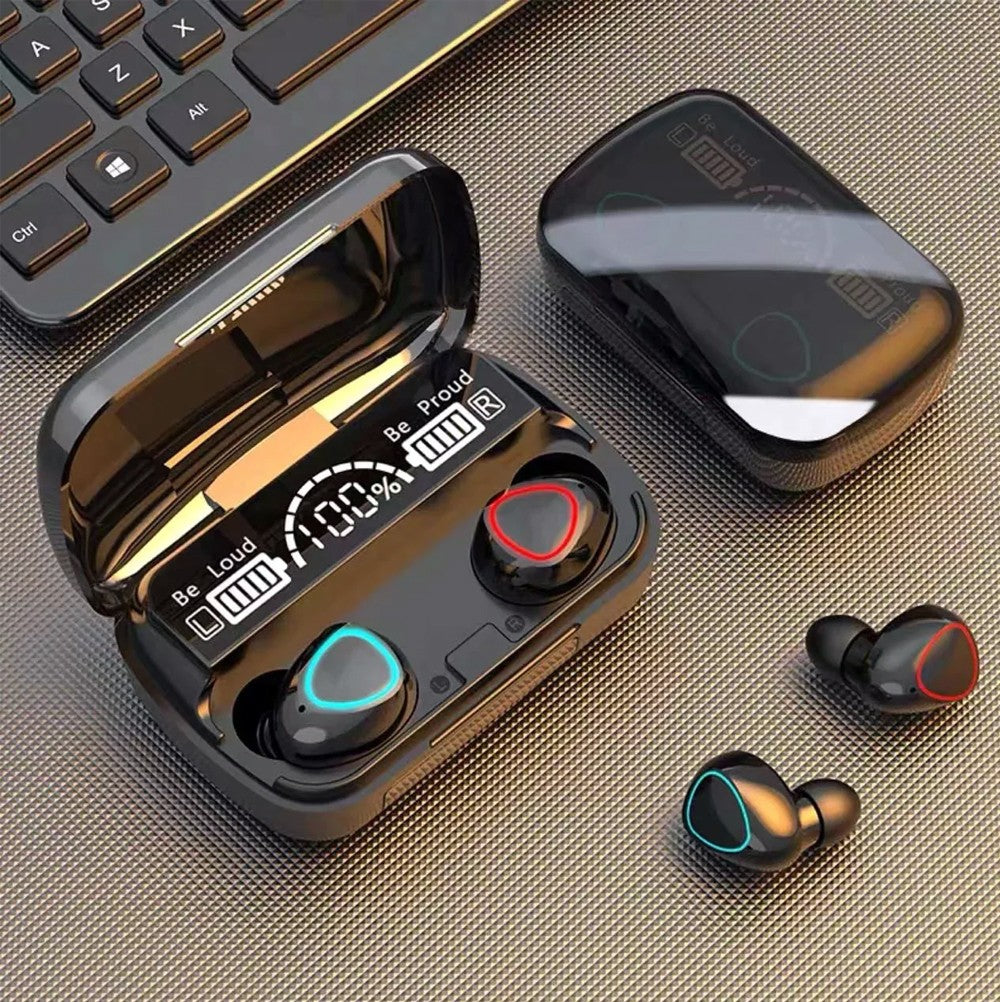 M10 Wireless Earbuds Bluetooth 5.1 TWS Earphones Full Touch Control Headphones Built-in Microphone Immersive Sound Quality Ensure Fast Stable & Auto Connection Smart LED Headset M10 Wireless Earbuds Bluetooth 5.1 TWS Earphones Full Touch Control Headphones Built-in Microphone Immersive Sound Quality Ensure Fast Stable & Auto Connection Smart LED Headset